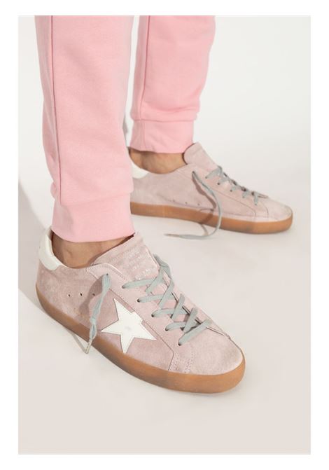 Sneakers super star in bianco e rosa Golden Goose - donna GOLDEN GOOSE | GWF00101F00594425718